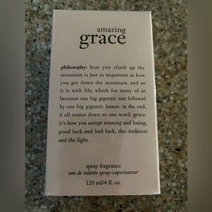 Brand New sealed box Amazing Grace Spray eau de toilette 4 ounces